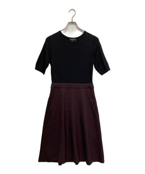 ReFLEcT（リフレクト）Reflect (リフレクト) アンサンブルニットワンピース ブラック サイズ:M 未使用品の古着・服飾アイテム