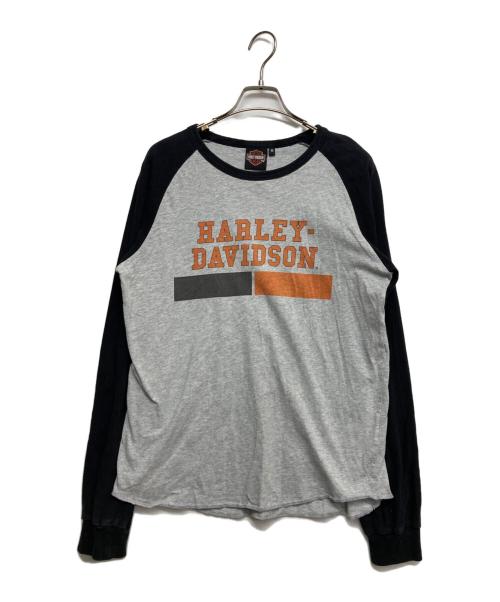 HARLEY-DAVIDSON（ハーレーダビッドソン）HARLEY-DAVIDSON (ハーレーダビッドソン) プリントカットソー グレー サイズ:Mの古着・服飾アイテム
