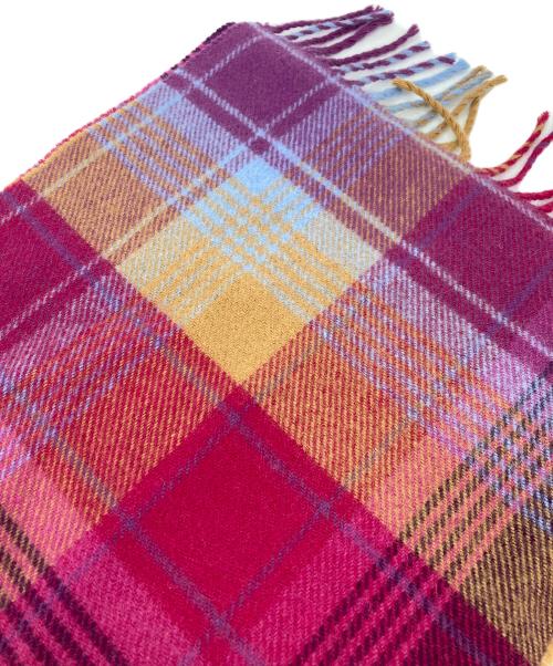 JOSHUA ELLIS（ジョシュア エリス）Joshua Ellis (ジョシュア エリス) カシミヤマフラー パープルの古着・服飾アイテム