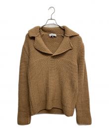 Yves Saint Laurent Rive Gauche（イヴ・サンローラン リヴ・ゴーシュ）の古着「ローゲージニット」｜ブラウン