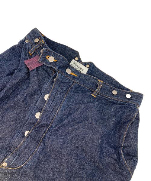 Vivienne Westwood man（ヴィヴィアン ウェストウッド マン）Vivienne Westwood man (ヴィヴィアン ウェストウッド マン) 変形デニムパンツ インディゴ サイズ:46の古着・服飾アイテム