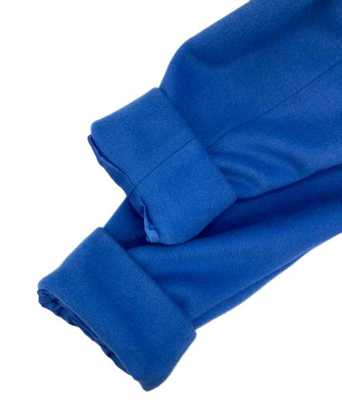 SANYO（サンヨー）SANYO (サンヨー) エアージーロンラム ショートコート ブルー サイズ:38の古着・服飾アイテム