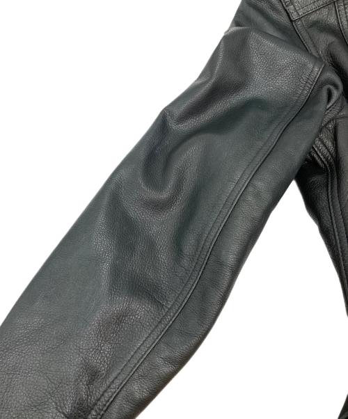 SCHOTT BROS.（ショット）SCHOTT BROS. (ショット) レザートラッカージャケット ブラック サイズ:Sの古着・服飾アイテム