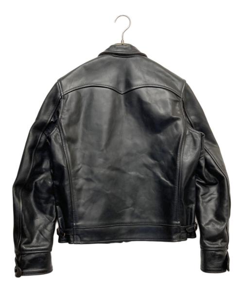Aero LEATHER（エアロレザー）Aero LEATHER (エアロレザー) ハイウェイマン ホースハイドシングルライダースジャケット ブラック サイズ:36の古着・服飾アイテム