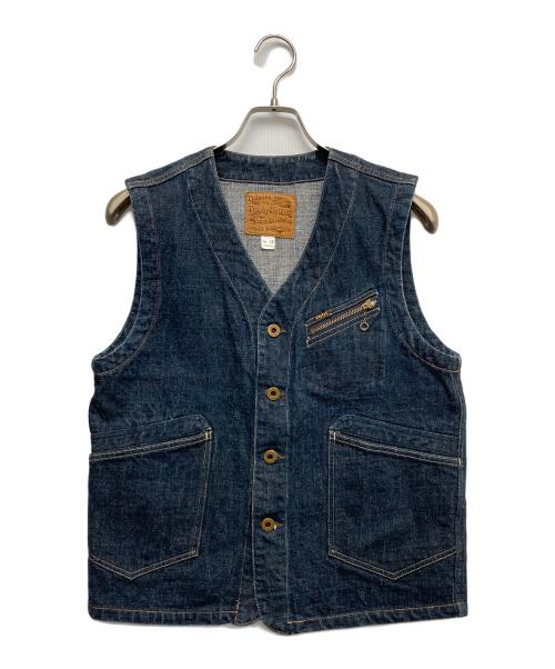Trophy Clothing（トロフィークロージング）TROPHY CLOTHING (トロフィークロージング) 3605 ダートデニムベスト インディゴ サイズ:38の古着・服飾アイテム