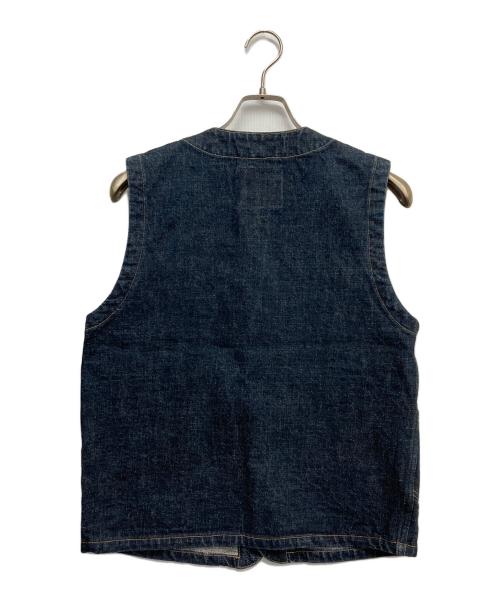 Trophy Clothing（トロフィークロージング）TROPHY CLOTHING (トロフィークロージング) 3605 ダートデニムベスト インディゴ サイズ:38の古着・服飾アイテム