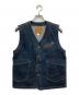 TROPHY CLOTHING（トロフィークロージング）の古着「3605 ダートデニムベスト」｜インディゴ