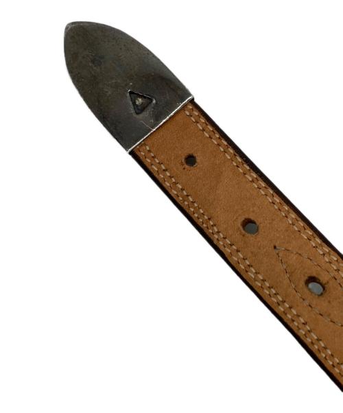 LIZARD（リザード）LIZARD (リザード) 型押しウエスタンベルト グリーン サイズ:32/80の古着・服飾アイテム