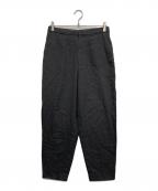 ENFOLDエンフォルド）の古着「ウールクロップドパンツ」｜グレー