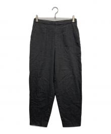 ENFOLD（エンフォルド）の古着「ウールクロップドパンツ」｜グレー