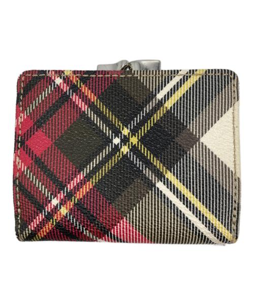 Vivienne Westwood（ヴィヴィアンウエストウッド）Vivienne Westwood (ヴィヴィアンウエストウッド) オーブマーク3つ折り財布 レッドの古着・服飾アイテム