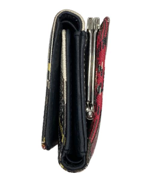 Vivienne Westwood（ヴィヴィアンウエストウッド）Vivienne Westwood (ヴィヴィアンウエストウッド) オーブマーク3つ折り財布 レッドの古着・服飾アイテム