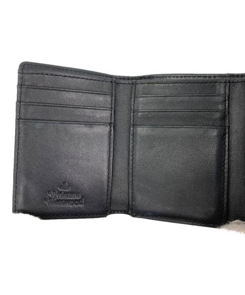 Vivienne Westwood（ヴィヴィアンウエストウッド）Vivienne Westwood (ヴィヴィアンウエストウッド) オーブマーク3つ折り財布 レッドの古着・服飾アイテム