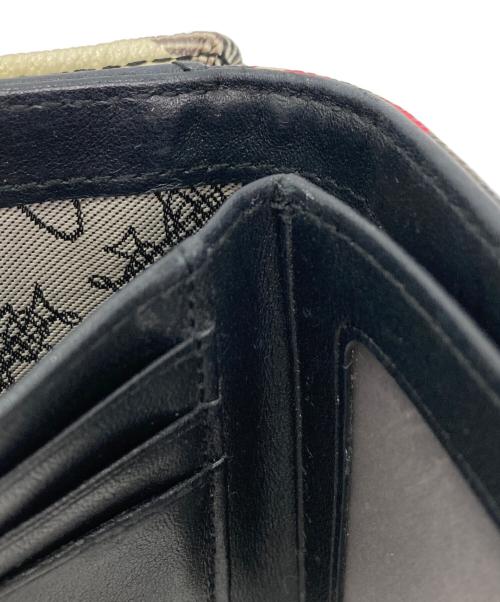 Vivienne Westwood（ヴィヴィアンウエストウッド）Vivienne Westwood (ヴィヴィアンウエストウッド) オーブマーク3つ折り財布 レッドの古着・服飾アイテム
