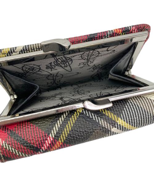 Vivienne Westwood（ヴィヴィアンウエストウッド）Vivienne Westwood (ヴィヴィアンウエストウッド) オーブマーク3つ折り財布 レッドの古着・服飾アイテム