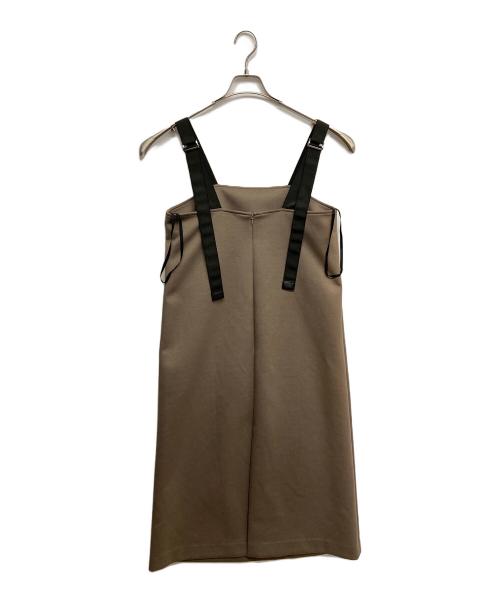 R-ISM（リズム）R-ISM (リズム) ダンボールジャンパースカート ブラウン サイズ:4の古着・服飾アイテム