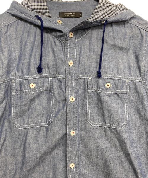 BURBERRY BLACK LABEL（バーバリーブラックレーベル）BURBERRY BLACK LABEL (バーバリーブラックレーベル) 長袖シャツ ブルー サイズ:3の古着・服飾アイテム