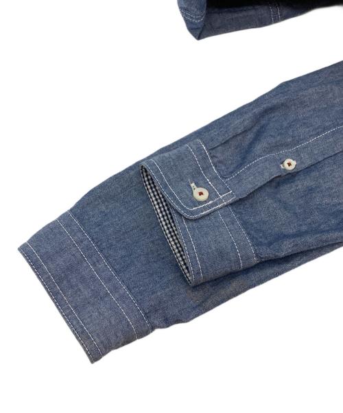 BURBERRY BLACK LABEL（バーバリーブラックレーベル）BURBERRY BLACK LABEL (バーバリーブラックレーベル) 長袖シャツ ブルー サイズ:3の古着・服飾アイテム