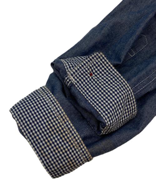 BURBERRY BLACK LABEL（バーバリーブラックレーベル）BURBERRY BLACK LABEL (バーバリーブラックレーベル) 長袖シャツ ブルー サイズ:3の古着・服飾アイテム