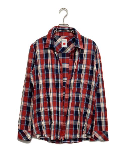 MARKA（マーカ）MARKA (マーカ) チェックシャツ レッド サイズ:2の古着・服飾アイテム