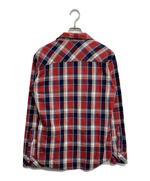 MARKA（マーカ）MARKA (マーカ) チェックシャツ レッド サイズ:2の古着・服飾アイテム
