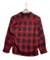 TOWN CRAFT (タウンクラフト) 50S W-FLAP OPEN COLLAR SHIRTS レッド サイズ:M：15000円