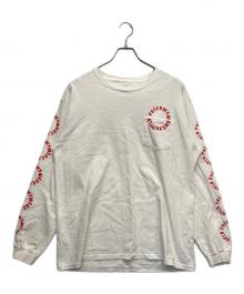 psicom（サイコム）の古着「サークルロゴロングスリーブカットソー」｜ホワイト