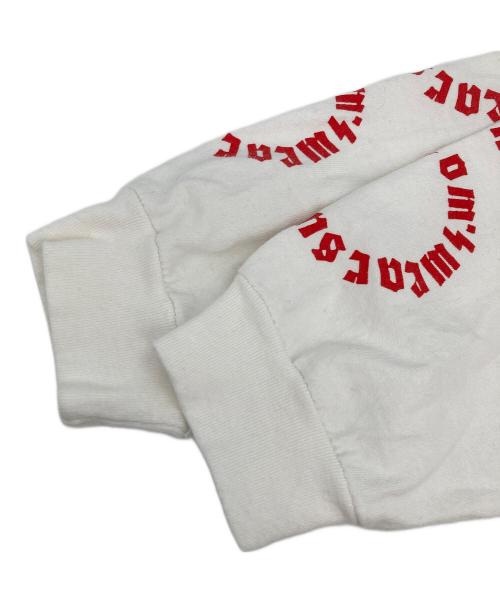 psicom（サイコム）psicom (サイコム) サークルロゴロングスリーブカットソー ホワイト サイズ:Lの古着・服飾アイテム