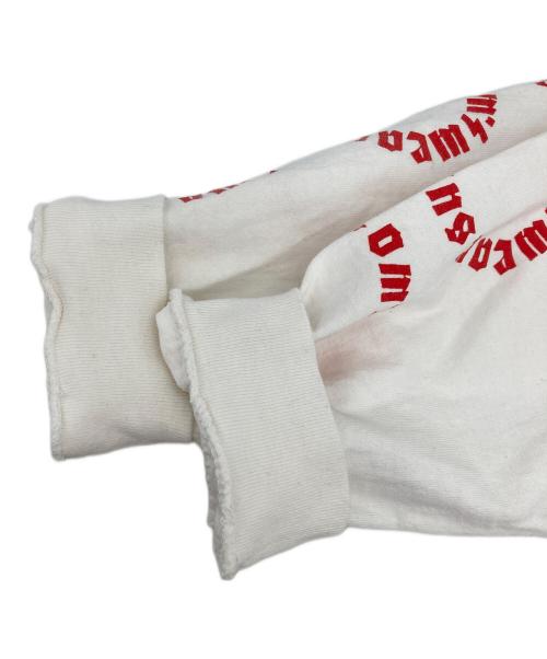 psicom（サイコム）psicom (サイコム) サークルロゴロングスリーブカットソー ホワイト サイズ:Lの古着・服飾アイテム