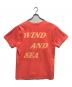 WIND AND SEA (ウィンダンシー) プリントTシャツ ピンク サイズ:不明：4000円