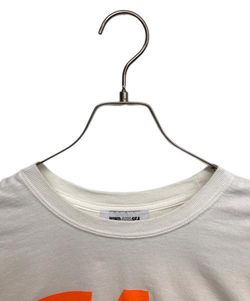 WIND AND SEA（ウィンダンシー）WIND AND SEA (ウィンダンシー) プリントカットソー ホワイト サイズ:Lの古着・服飾アイテム