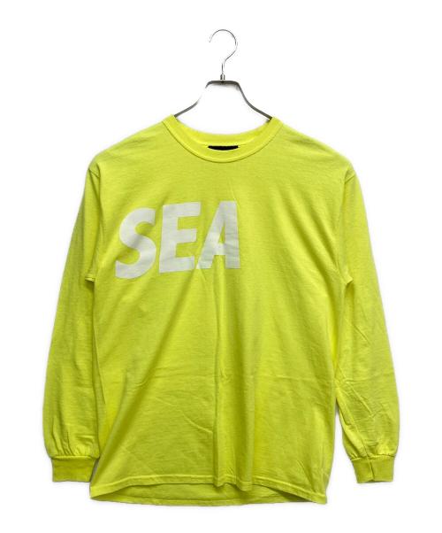 WIND AND SEA（ウィンダンシー）WIND AND SEA (ウィンダンシー) プリントカットソー イエロー サイズ:Lの古着・服飾アイテム