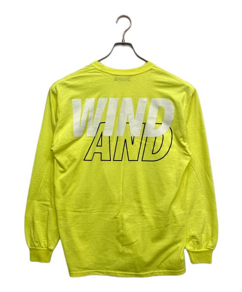 WIND AND SEA（ウィンダンシー）WIND AND SEA (ウィンダンシー) プリントカットソー イエロー サイズ:Lの古着・服飾アイテム