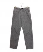 Levi's SILVER TABリーバイス シルバータブ）の古着「ルーズフィットコーデュロイパンツ」｜グレー