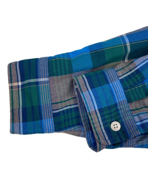 THE NORTH FACE（ザ ノース フェイス）THE NORTH FACE (ザ ノース フェイス) ロングスリーブマドラスシャツ グリーン サイズ:Sの古着・服飾アイテム