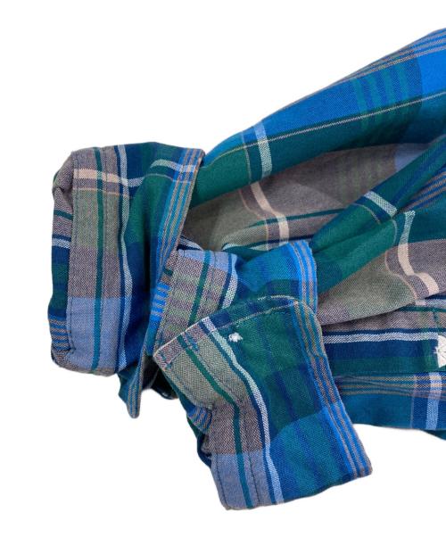 THE NORTH FACE（ザ ノース フェイス）THE NORTH FACE (ザ ノース フェイス) ロングスリーブマドラスシャツ グリーン サイズ:Sの古着・服飾アイテム