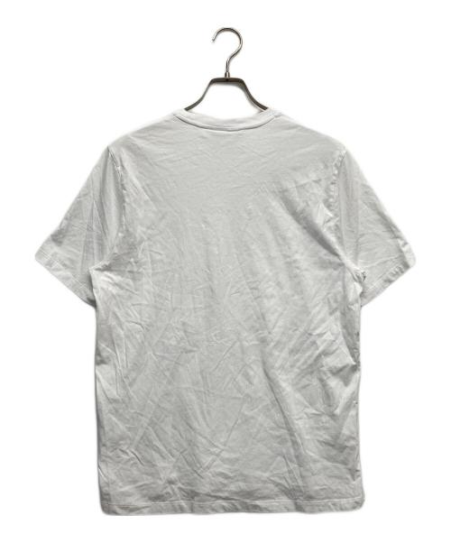 maison kitsune（メゾンキツネ）MAISON KITSUNE (メゾンキツネ) FOX HEAD PATCH REGULAR TEE SHIRT ホワイト サイズ:Mの古着・服飾アイテム