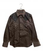 RED MOONレッドムーン）の古着「ウエスタンシャツ」｜ブラウン