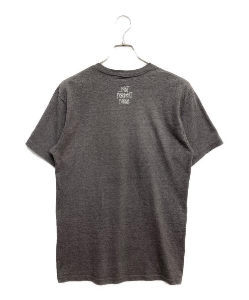 stussy（ステューシー）stussy (ステューシー) xxx王冠プリントＴシャツ グレー サイズ:Lの古着・服飾アイテム