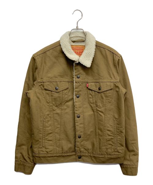 LEVI'S（リーバイス）LEVI'S (リーバイス) SHERPA TRUCKER JACKET ブラウン サイズ:Sの古着・服飾アイテム