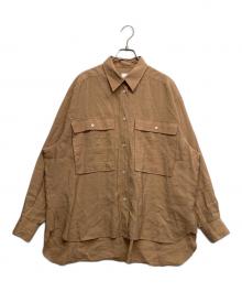 PAUL SMITH（ポールスミス）の古着「レーヨンブレンドシャツ」｜ブラウン