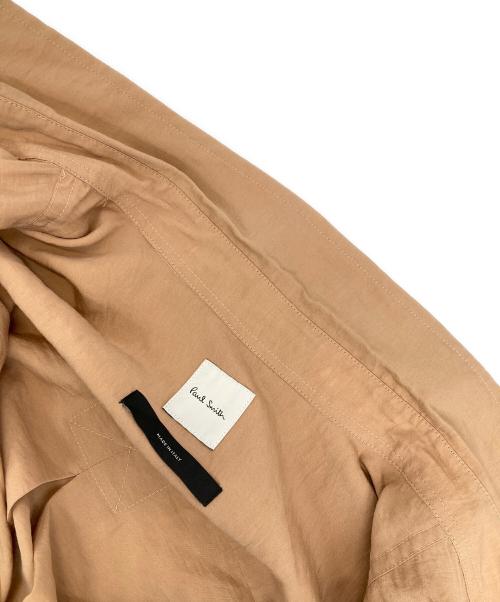 PAUL SMITH（ポールスミス）PAUL SMITH (ポールスミス) レーヨンブレンドシャツ ブラウン サイズ:40の古着・服飾アイテム