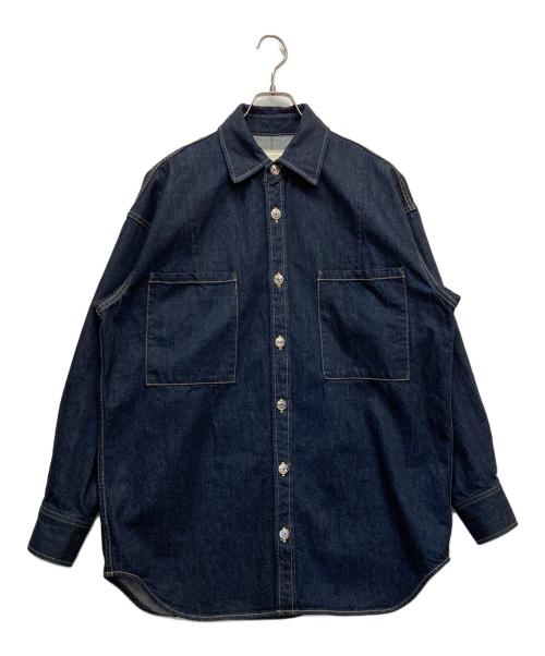 ASTRAET（アストラット）ASTRAET (アストラット) インディゴデニムシャツ インディゴ サイズ:FREEの古着・服飾アイテム