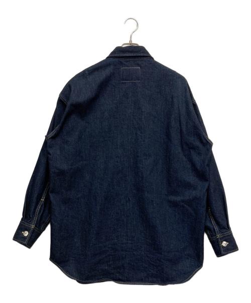 ASTRAET（アストラット）ASTRAET (アストラット) インディゴデニムシャツ インディゴ サイズ:FREEの古着・服飾アイテム