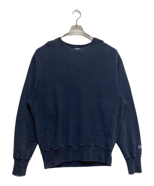 Champion（チャンピオン）Champion (チャンピオン) URBAN RESEARCH (アーバンリサーチ) SNOW POWDER WASH CREW-NECK ネイビー サイズ:XLの古着・服飾アイテム