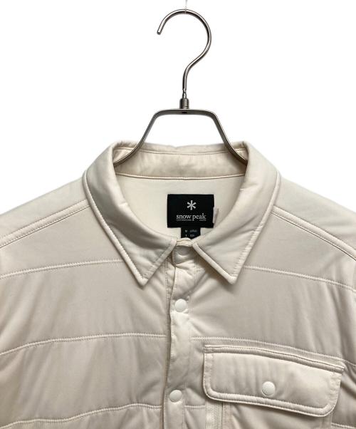 Snow peak（スノーピーク）snow peak (スノーピーク) フレキシブルインサレーションシャツ ホワイト サイズ:Mの古着・服飾アイテム