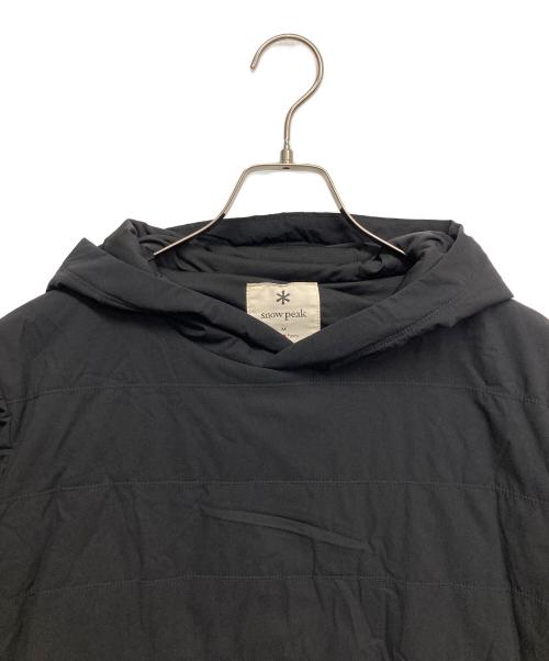 Snow peak（スノーピーク）snow peak (スノーピーク) フレキシブルインサレーションフーディ ブラック サイズ:Mの古着・服飾アイテム