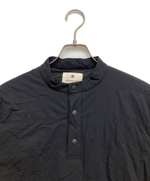Snow peak（スノーピーク）snow peak (スノーピーク) Flexible Insulated Henley Pullover ブラック サイズ:Mの古着・服飾アイテム