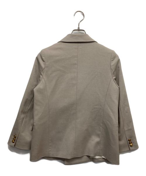 Mila Owen（ミラオーウェン）Mila Owen (ミラオーウェン) 金釦ダブルブレザーコンパクトジャケット ベージュの古着・服飾アイテム