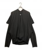 COMME des GARCONSコムデギャルソン）の古着「変形ロングスリーブカットソー」｜ブラック
